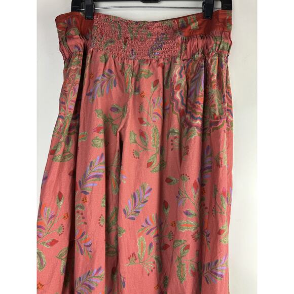 Free People After Glow Balloon Pants Printed Mid Rise Tapered Women's Size Small - Picture 4 of 14